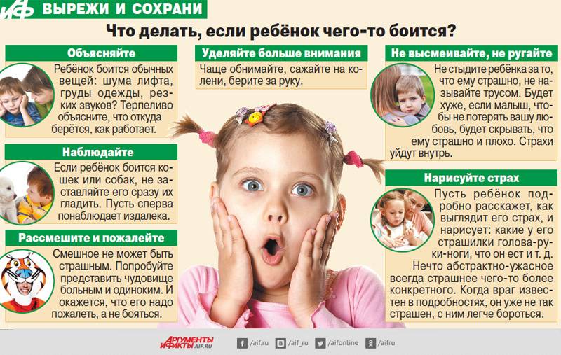 Что делать если ребенок всего боится