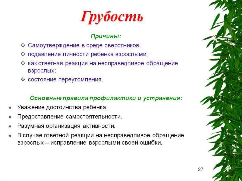 Грубость и хамство на рабочем месте презентация