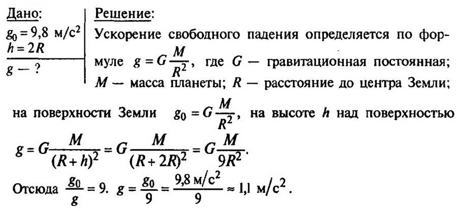 Высота равная половине радиуса земли. Задачи на ускорение свободного падения формулы. Формулы для задач на свободное падение. Ускорение свободного падения формула задача по физике. Задачи на ускорение свободного падения по физике 9 класс.