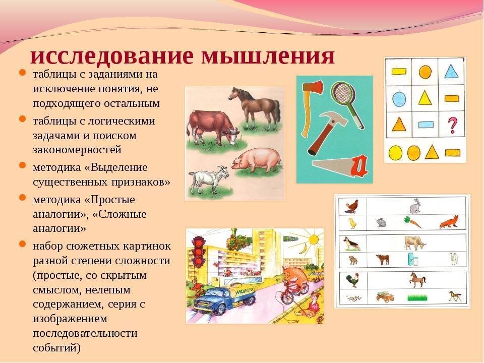Методики на мышление для младших школьников