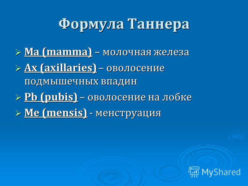 Формула пола. Формула Таннера. Степень полового развития по Таннеру. Половая формула. Формула Таннера для мальчиков.