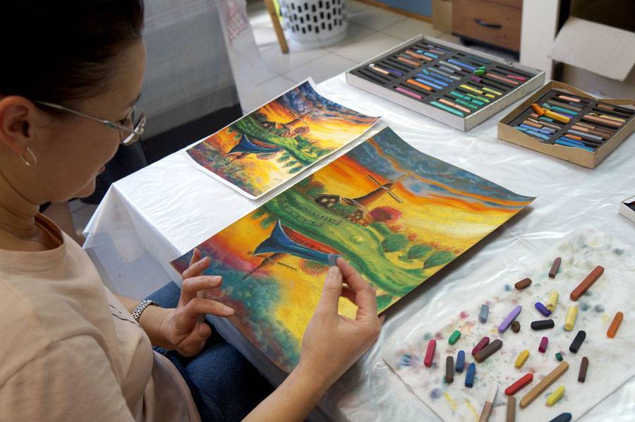 Мастер-класс для родителей и детей по рисованию в разных нетрадиционных техниках «путешествие в страну рисовандию»