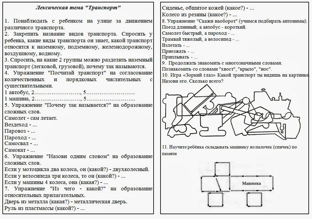 Логопедическое занятие в подготовительной группе: лексические темы и организация