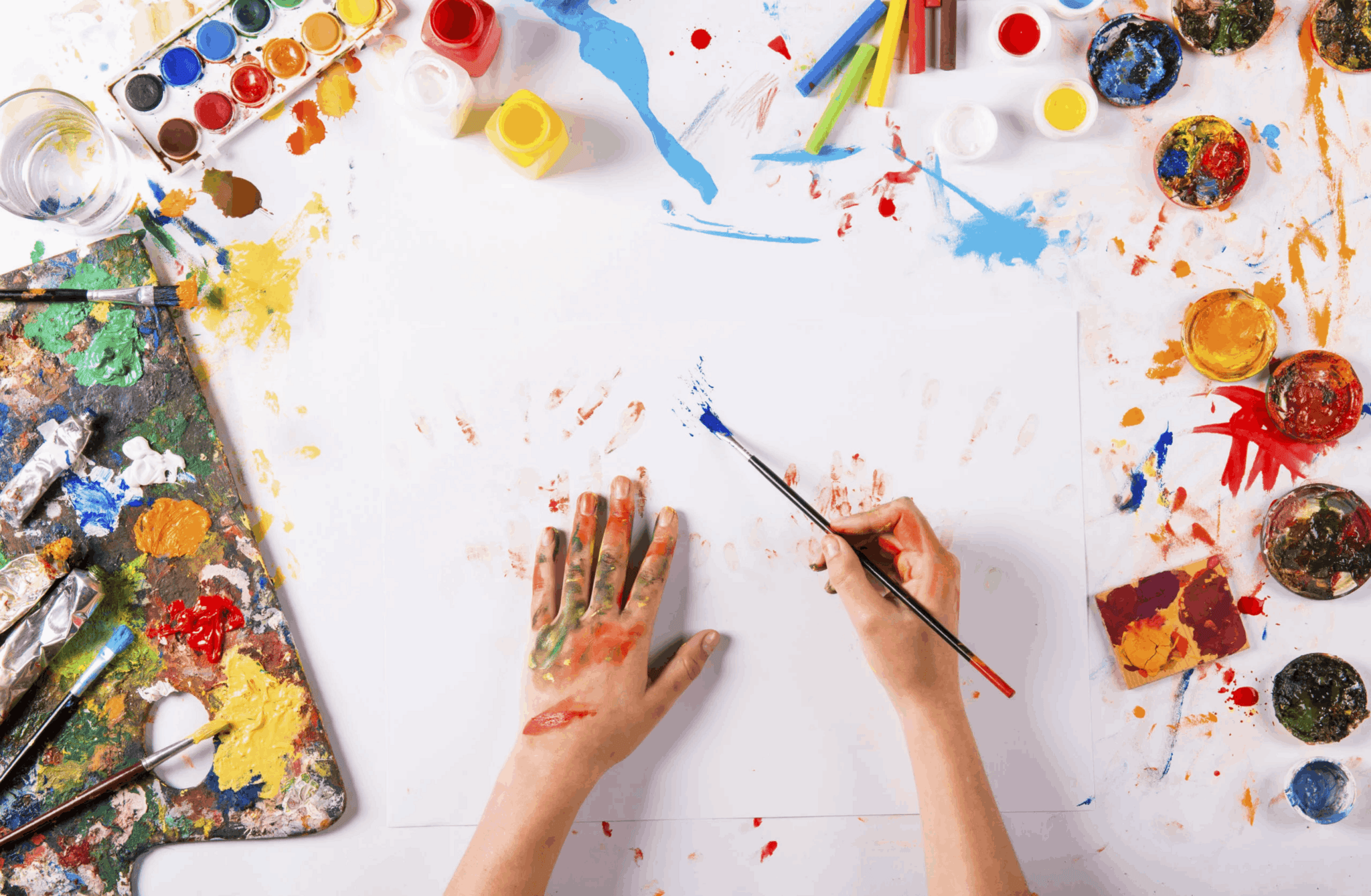 Уроки рисования красками для начинающих: бесплатные видео для домашнего обучения - все курсы онлайн