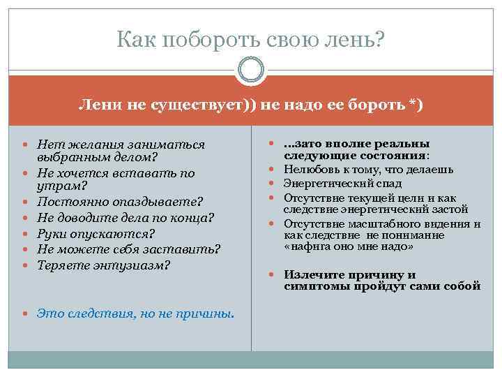 Как бороться с ленью и прокрастинацией