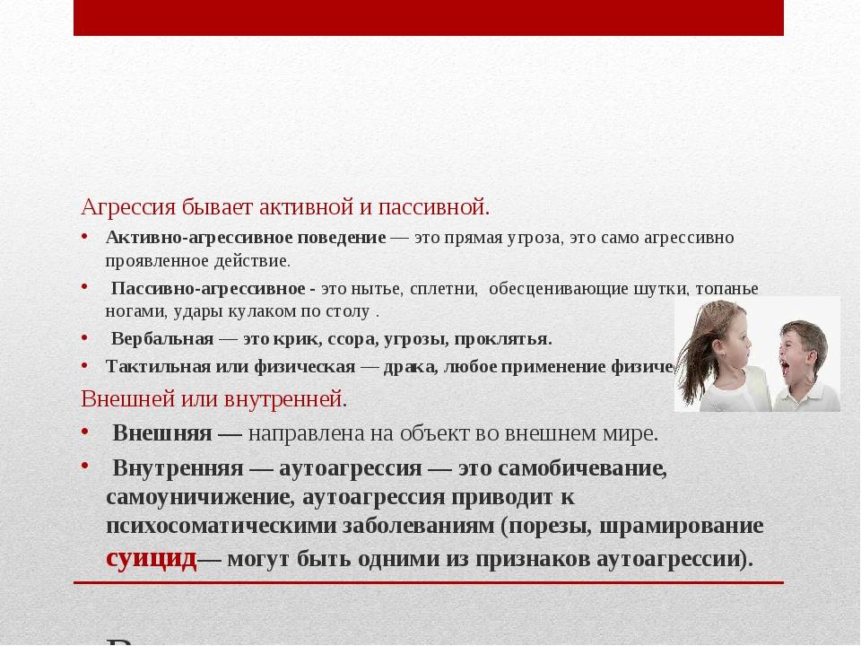 Агрессивное поведение: типы агрессии, как распознать и как бороться с агрессией
