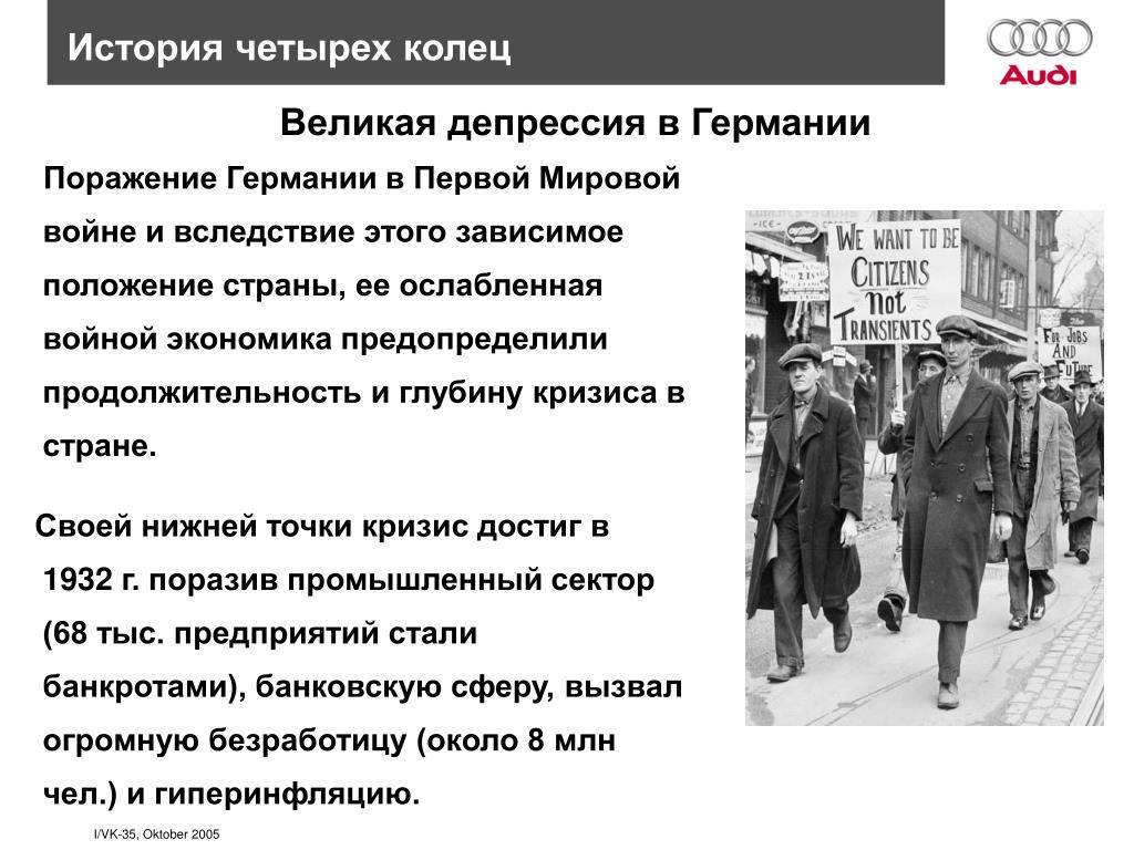 Великая депрессия (1929-1933) - причины, этапы и последствия