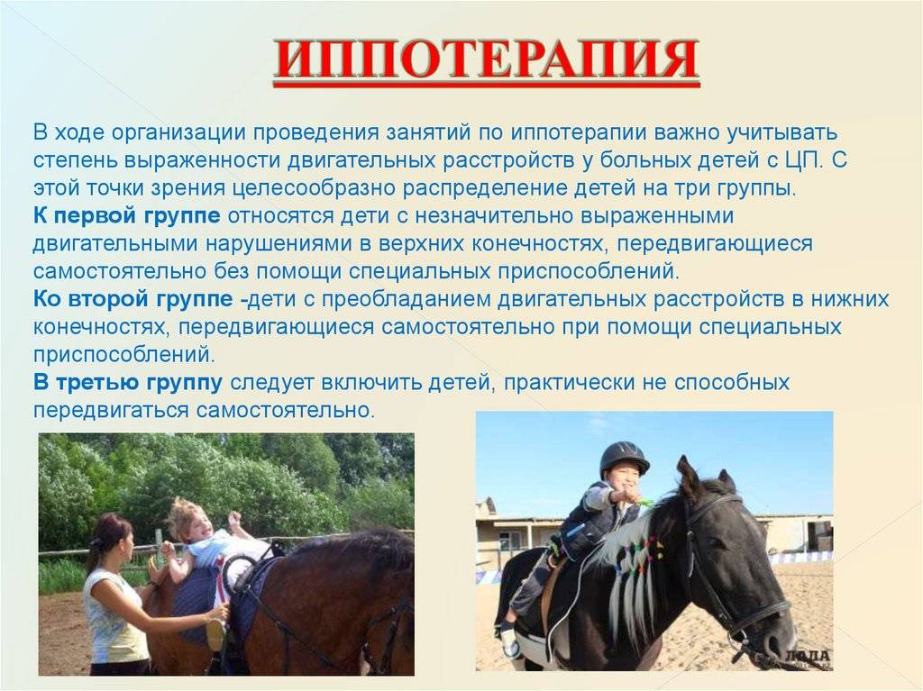 Иппотерапия - лечебная верховая езда на лошади: польза и противопоказания