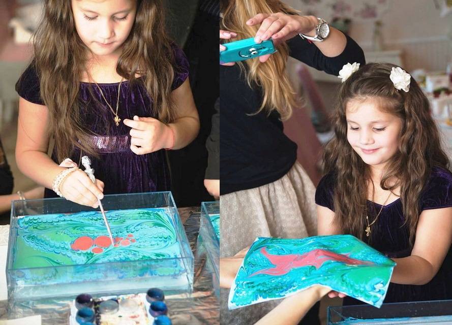 Эбру — рисование на воде. применение техники эбру при работе с детьми