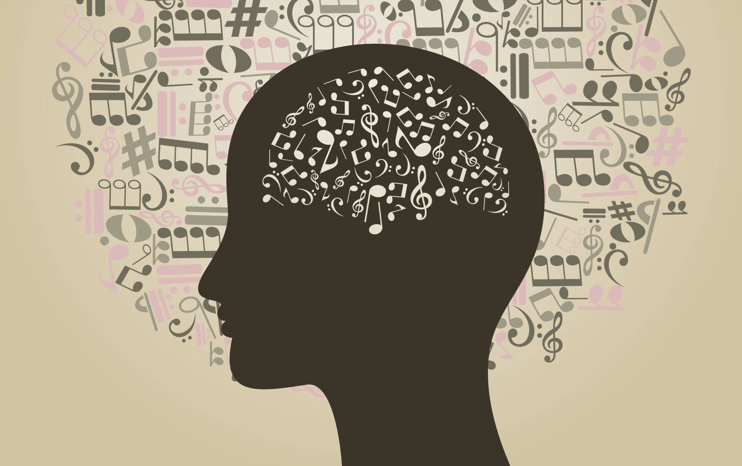 Слушать музыку для улучшения памяти. Мозг музыканта. Музыкальная психология. Музыкальный интеллект. Рисунок на тему психология.