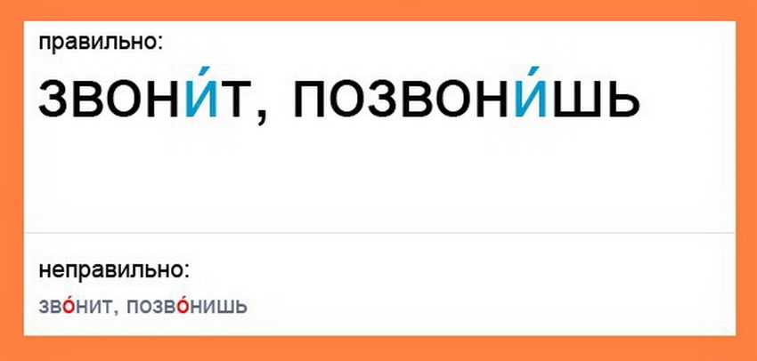 Ударение в слове "позвонит": как ставить правильно, все формы, употребление