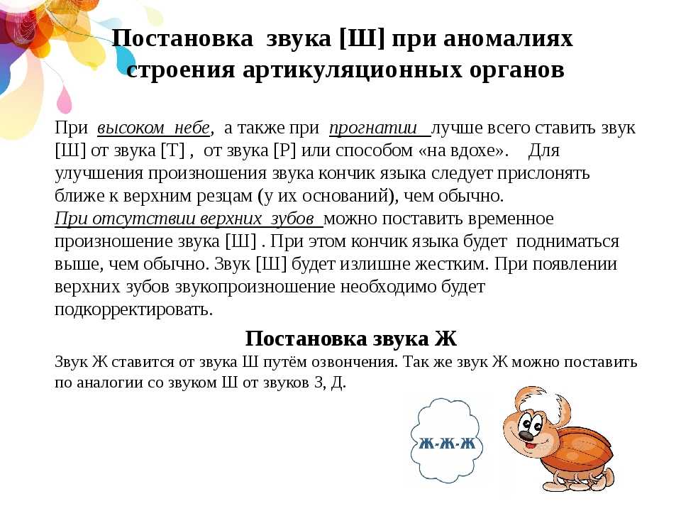 Постановка звука ш: как научить ребенка выговаривать букву правильно?