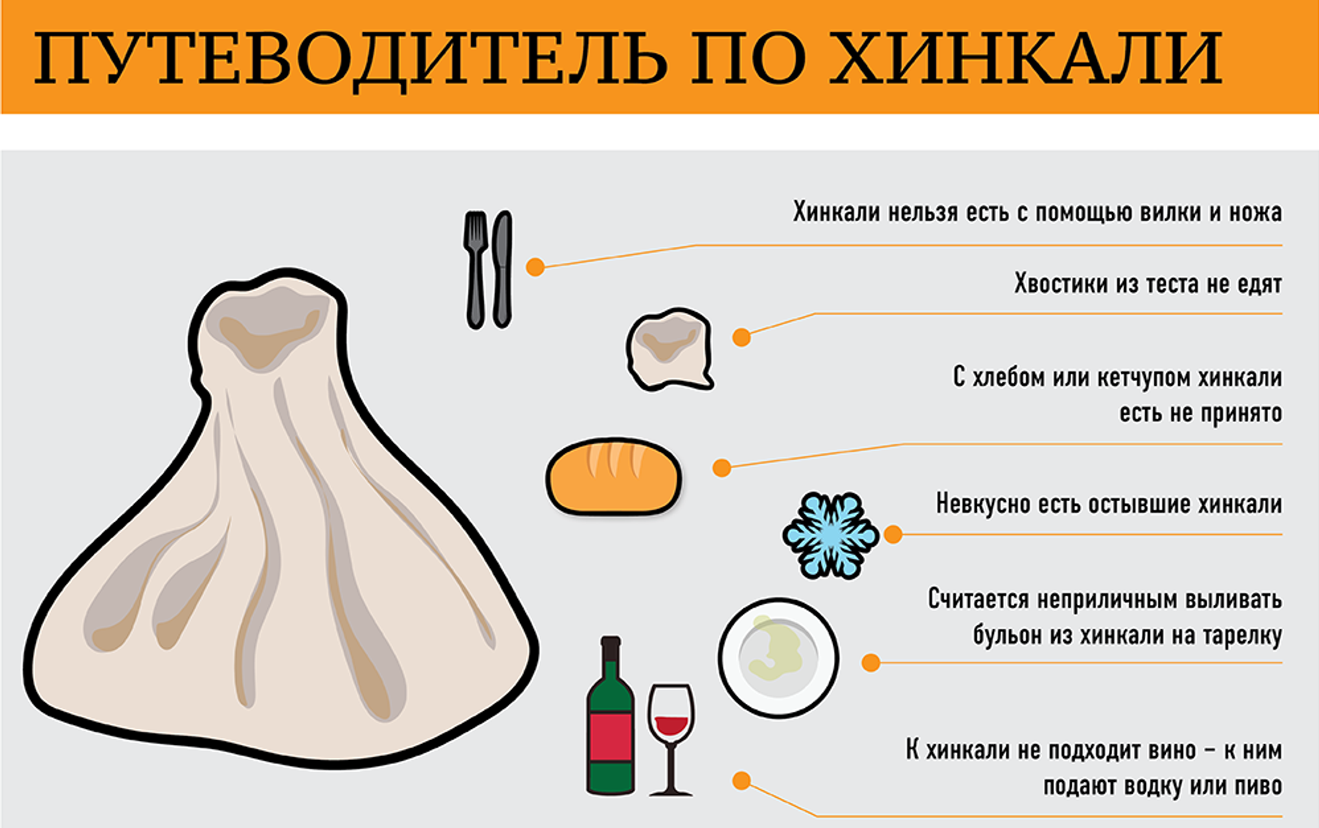 Как правильно есть хинкали?